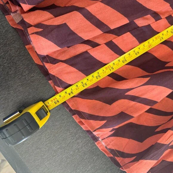 NWT Anthropologie Du Paradis Print Maxi Dress 3/4 Sleeves Smocked Waist, Size XS - Picture 7 of 7